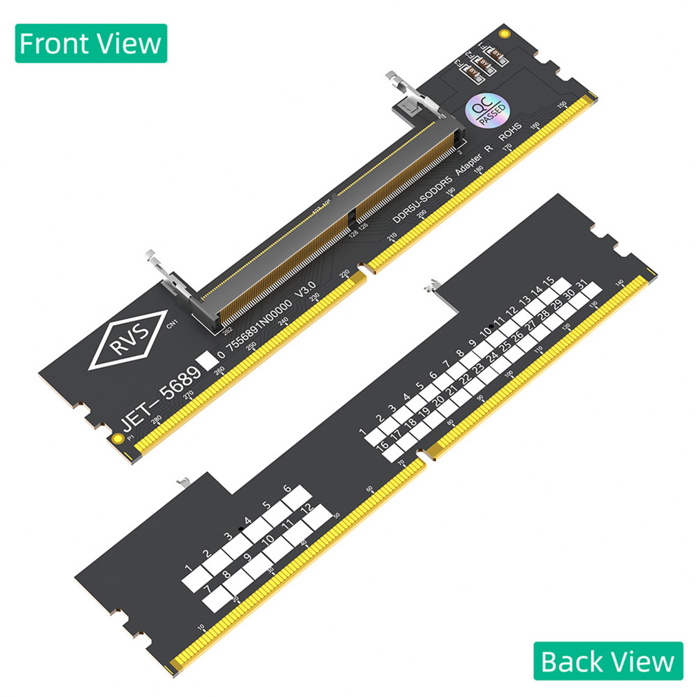 Ddr5 Sodimm - การ์ดแปลงหน่วยความจำแล็ปท็อป SO DDR5 เป็น DDR5 U-DIMM