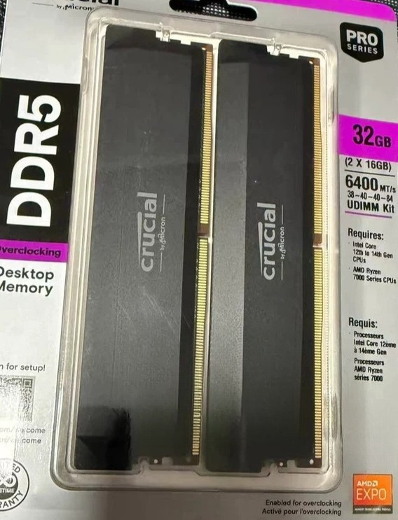 ชุดแรม DDR5 6000MHz ขนาด 32GB, - Ddr5 32Gb บทวิจารณ์และราคา