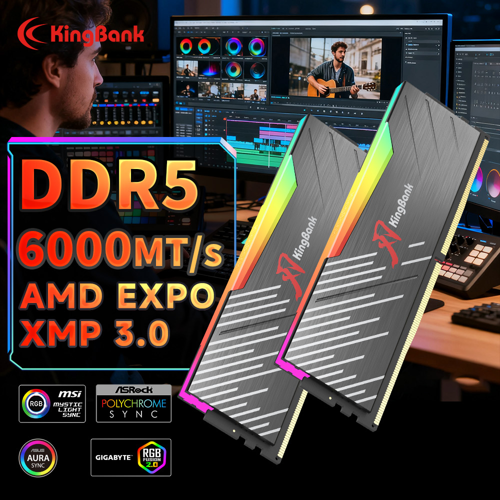 KingBank KRRB DDR5 RGB 16GB /1 - Ddr5 64Gb บทวิจารณ์และราคา