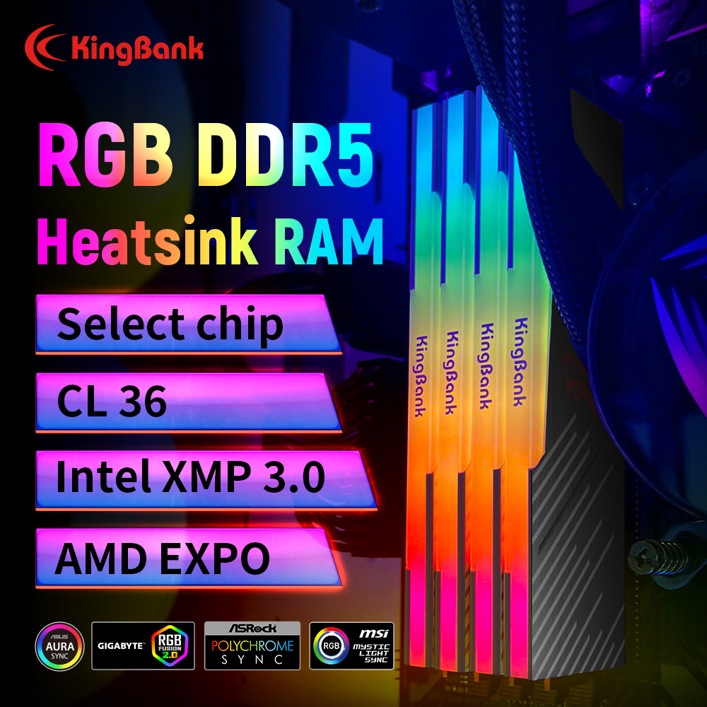 KingBank KRRB DDR5 RGB 16GB /1 - Ddr5 64Gb บทวิจารณ์และราคา